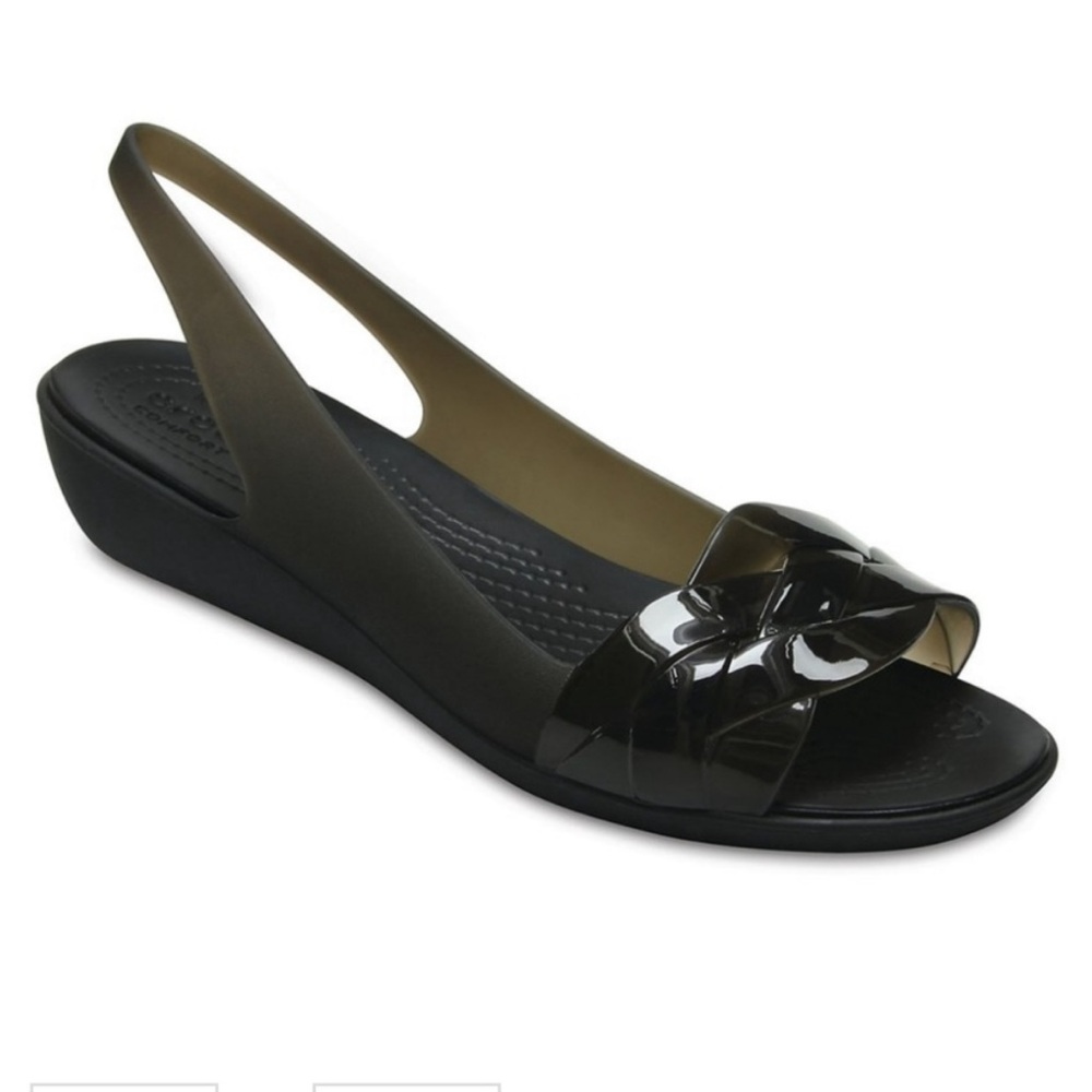 CROCS Black Slingback Sandal